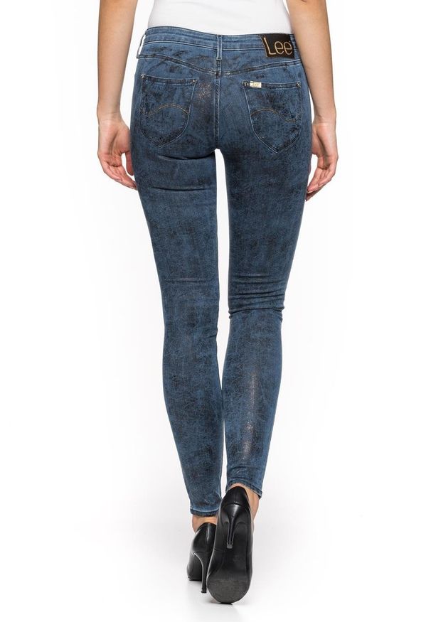 Lee - SPODNIE DAMSKIE LEE SKIN TO SKIN BLACK FOIL L528WSSY