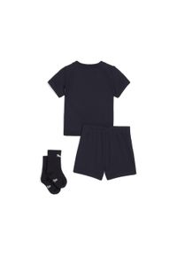 Puma - Strój wyjazdowy Olympique Marsylia 25/26 dla małych dzieci PUMA. Kolor: niebieski. Materiał: dresówka. Styl: sportowy