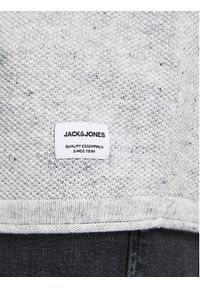 Jack & Jones - Jack&Jones Sweter Hill 12157321 Szary Regular Fit. Kolor: szary. Materiał: bawełna