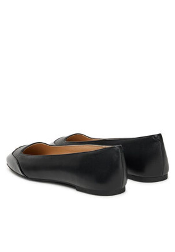 Liu Jo Baleriny Brigitte 03 SF5041 PX695 Czarny. Kolor: czarny. Materiał: skóra