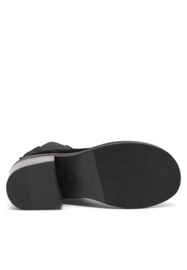 Sergio Bardi Botki KAP-C1048-01SB Czarny. Kolor: czarny. Materiał: materiał