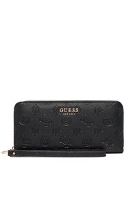 Guess Duży Portfel Damski Phoebe Slg SWPD96 65146 Czarny. Kolor: czarny. Materiał: skóra