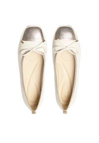 Clarks Baleriny Ubree15 Poppy 26181326 Beżowy. Kolor: beżowy. Materiał: skóra #6