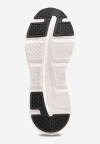 Born2be - Czarne Sneakersy na Grubej Geometrycznej Podeszwie Alexusa. Okazja: na co dzień. Kolor: czarny. Materiał: jeans, dresówka. Wzór: geometria #7