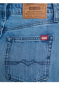 Big-Star - Jeansy damskie mom jeans z kolekcji Authentic niebieskie Silla 363. Stan: podwyższony. Kolor: niebieski. Styl: elegancki #5