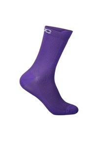 Skarpety kolarskie POC Lithe MTB Sock Mid. Kolor: fioletowy. Materiał: elastan, poliester. Sport: kolarstwo