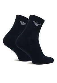 Emporio Armani Underwear Skarpety krótkie EM000551 AF14499 MB082 Niebieski. Kolor: niebieski. Materiał: bawełna #4