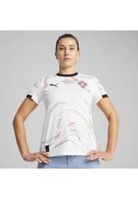 Puma - Damska koszulka wyjazdowa Portugalia 2025 PUMA White Black. Kolor: czarny, biały, wielokolorowy. Sport: piłka nożna
