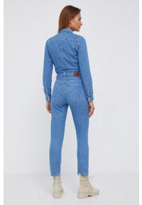 Pepe Jeans - Kombinezon jeansowy Callie. Okazja: na co dzień. Kolor: niebieski. Materiał: denim. Styl: casual #2