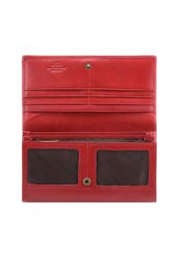 Wittchen - Damski portfel skórzany z herbem duży czerwony. Kolor: czerwony. Materiał: skóra #5