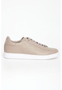 EA7 Emporio Armani - Sneakersy męskie skórzane EA7 EMPORIO ARMANI. Materiał: skóra #5