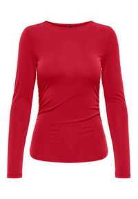 only - ONLY Bluzka Free Life 15365605 Czerwony Regular Fit. Kolor: czerwony. Materiał: syntetyk