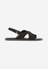 Born2be - Czarne Sandały Vices w Stylu Japonek Melavella. Okazja: na co dzień. Zapięcie: sprzączka. Kolor: czarny. Sezon: lato. Styl: casual #4