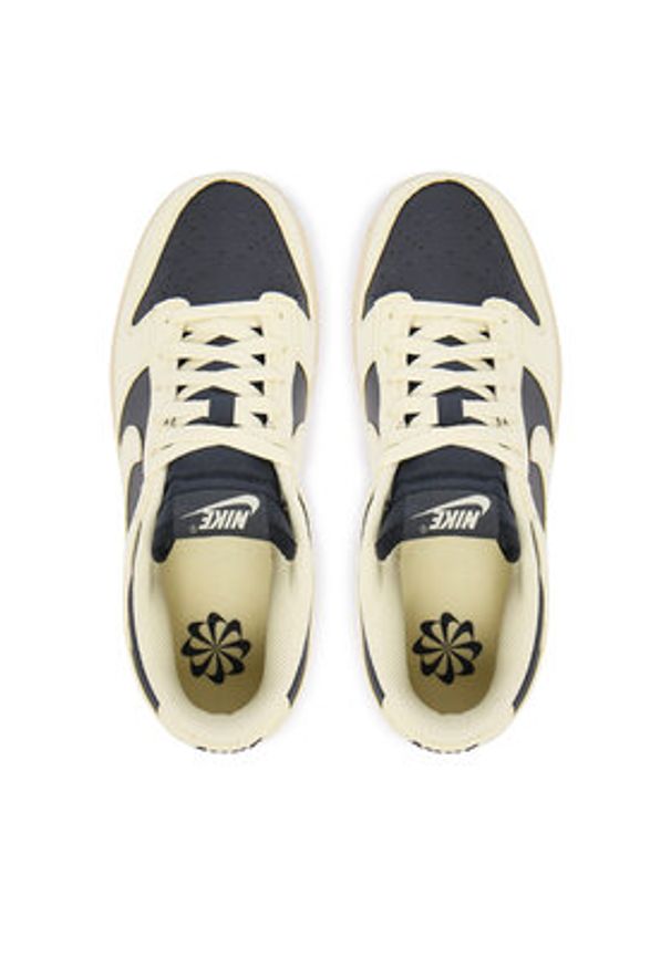 Nike Sneakersy Dunk Low HJ7673 005 Żółty. Kolor: żółty. Materiał: materiał