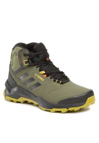 Adidas - Buty adidas Terrex Ax4 Mid Beta C.Rdy GY3158 Focus Olive/Core Black/Pulse Olive. Kolor: brązowy. Materiał: materiał. Model: Adidas Terrex #1