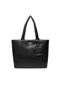 Guess Torebka Sunetra HWNG75 34230 Czarny. Kolor: czarny. Materiał: skórzane