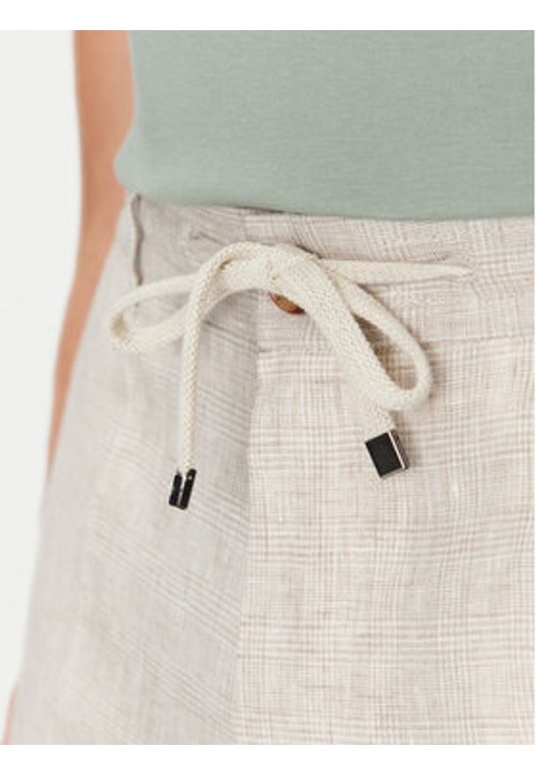 JOOP! Chinosy 17 JT-79Sake12 30045892 Beżowy Slim Fit. Kolor: beżowy. Materiał: len