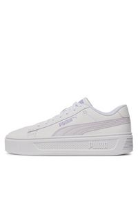 Puma Sneakersy Smash Platform v3 390758 06 Biały. Kolor: biały. Materiał: skóra. Obcas: na platformie #4