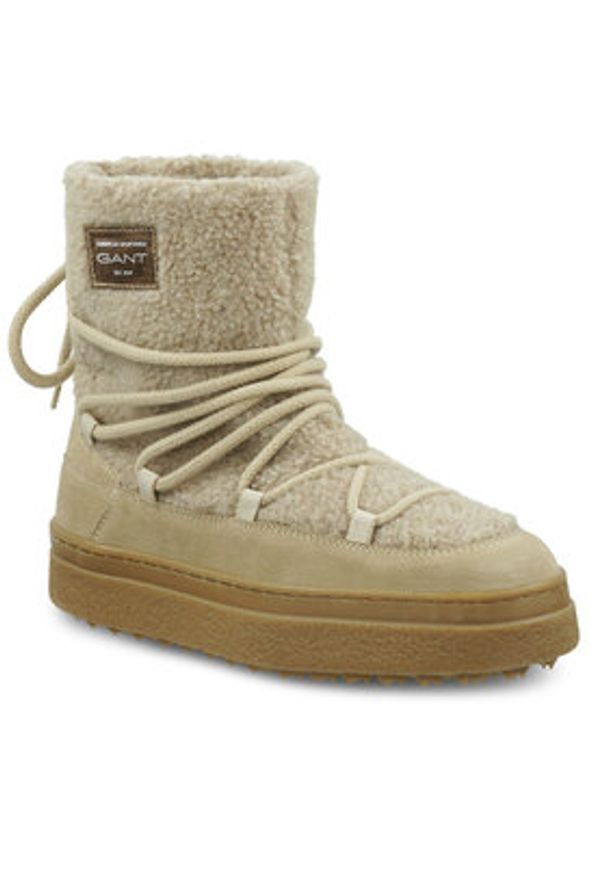 GANT - Gant Śniegowce Snowhill 29548782 Brązowy. Kolor: brązowy. Materiał: skóra, zamsz