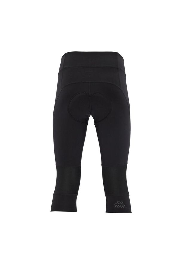 Spodenki rowerowe damskie z wkłądką Coolmax Silvini Tinella WP2234. Kolor: czarny