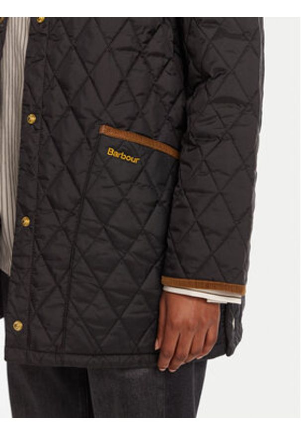 Barbour Kurtka przejściowa LQU1852BK91 Czarny Regular Fit. Kolor: czarny. Materiał: syntetyk