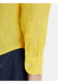 Polo Ralph Lauren Koszula 211970730 Żółty Classic Fit. Typ kołnierza: polo. Kolor: żółty. Materiał: len #3