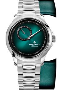 Pierre Ricaud - Zegarek męski Venezianico 1221570-SET zielony. Kolor: zielony #1