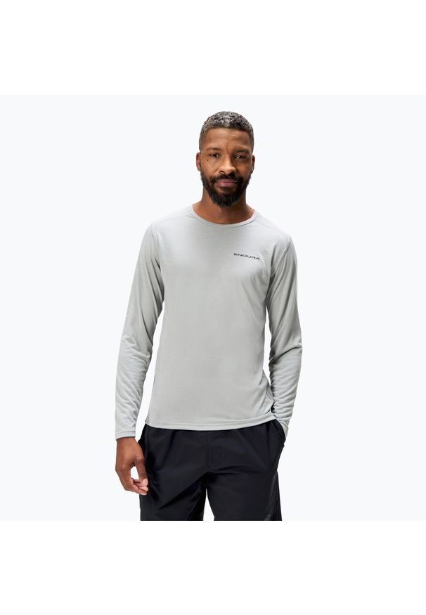 ENDURA - Longsleeve rowerowy męski Endura Loop Tech. Kolor: szary. Długość rękawa: długi rękaw