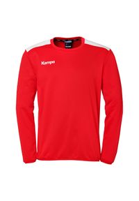 KEMPA - Bluza Kempa Emotion 27. Kolor: czerwony, biały, wielokolorowy. Wzór: napisy. Styl: elegancki