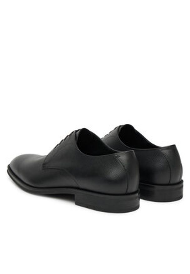 BOSS Półbuty 50542414 001 Czarny. Kolor: czarny. Materiał: skóra