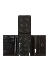 Wittchen - Męski portfel skórzany z wysuwanym panelem. Kolor: czarny. Materiał: skóra #5