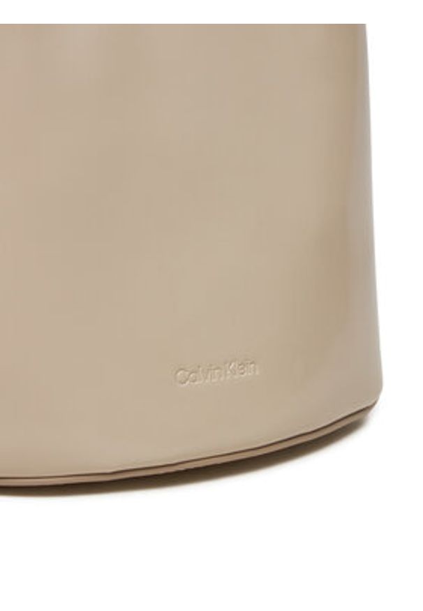 Calvin Klein Torebka K60K612567 Écru. Materiał: skórzane