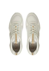 EA7 Emporio Armani Sneakersy X8X027 XK050 U453 Beżowy. Kolor: beżowy. Materiał: skóra #4
