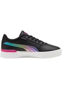 Buty dla dzieci Puma Carina 2.0. Kolor: czarny, wielokolorowy. Materiał: syntetyk, materiał