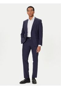 Hugo - HUGO Garnitur Arti-Hesten253X 50544524 Granatowy Extra Slim Fit. Kolor: niebieski. Materiał: syntetyk #1
