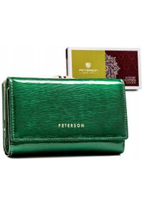 Portfel damski Peterson PTN 42108-SH zielony. Kolor: zielony. Materiał: skóra #1