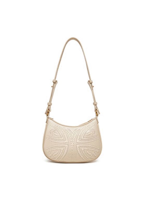 Pinko - PINKO Torebka Half Moon Baby PE 25 PLTT 103538 A2C3 Écru. Materiał: skórzane
