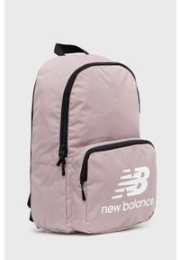 New Balance Plecak damski kolor różowy duży z nadrukiem. Kolor: różowy. Wzór: nadruk #5