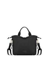 Kazar - Praktyczna torebka plecak 2w1 mummy bag. Kolor: czarny. Styl: młodzieżowy, klasyczny #3