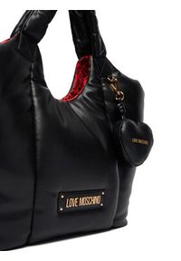 Love Moschino - LOVE MOSCHINO Torebka JC4321PP0NKM100A Czarny. Kolor: czarny. Materiał: skórzane #2