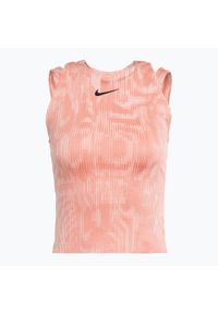 Tank top tenisowy damski Nike Court Dri-Fit Slam RG. Kolor: różowy. Technologia: Dri-Fit (Nike). Sport: tenis