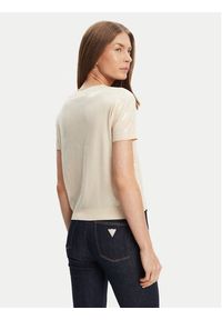 Guess Sweter W5YR21 Z3E70 Écru Regular Fit. Materiał: wiskoza #5