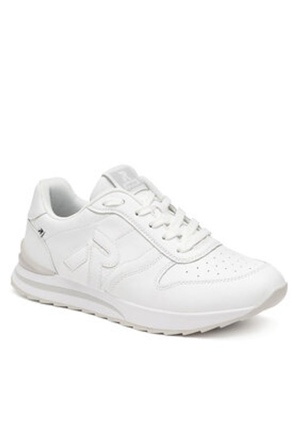 Rieker Revolution Lifestyle Sneakersy W2401-80 Biały. Kolor: biały. Materiał: skóra