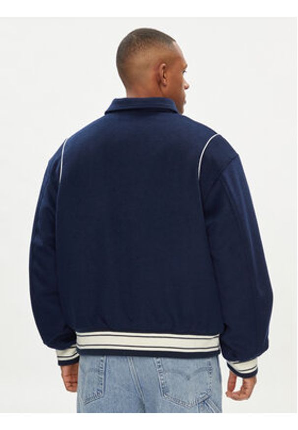 Levi's® Kurtka bomber Letterman A7246-0000 Granatowy Relaxed Fit. Kolor: niebieski. Materiał: syntetyk