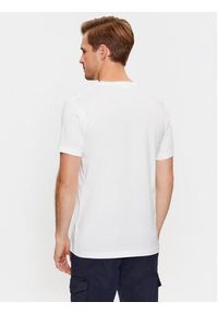 GANT - Gant T-Shirt Shield 2003185 Biały Slim Fit. Kolor: biały. Materiał: bawełna