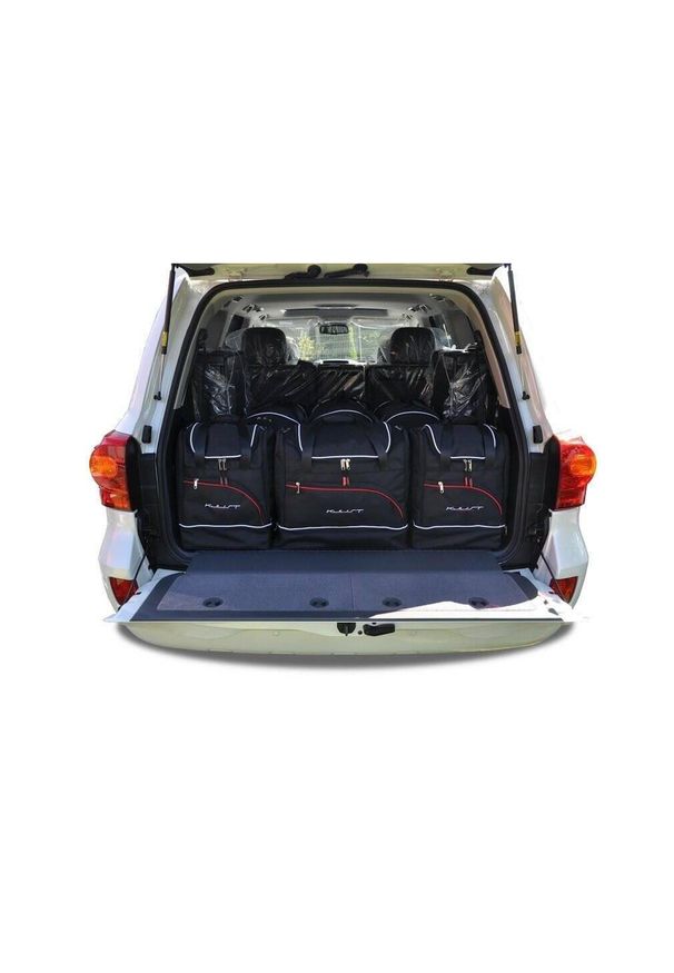 KJUST - Torby Do Bagażnika Toyota Land Cruiser 5 Mpv 2010-2017 6Szt Kjust. Kolor: czarny. Styl: sportowy