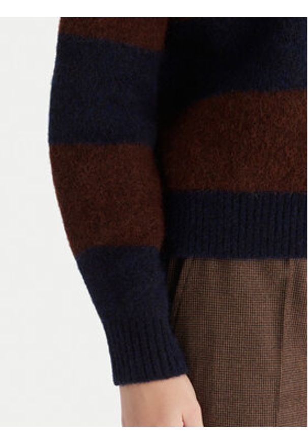 Weekend Max Mara Sweter Tuono 2525366142 Kolorowy Loose Fit. Materiał: wełna. Wzór: kolorowy