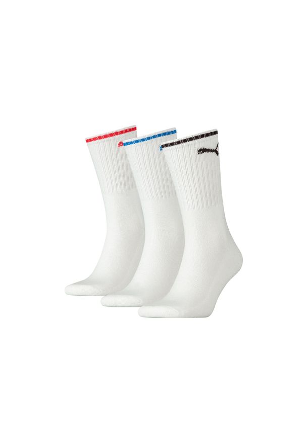 Puma Skarpety Sport Crew 3-Pak 90794102. Kolor: biały