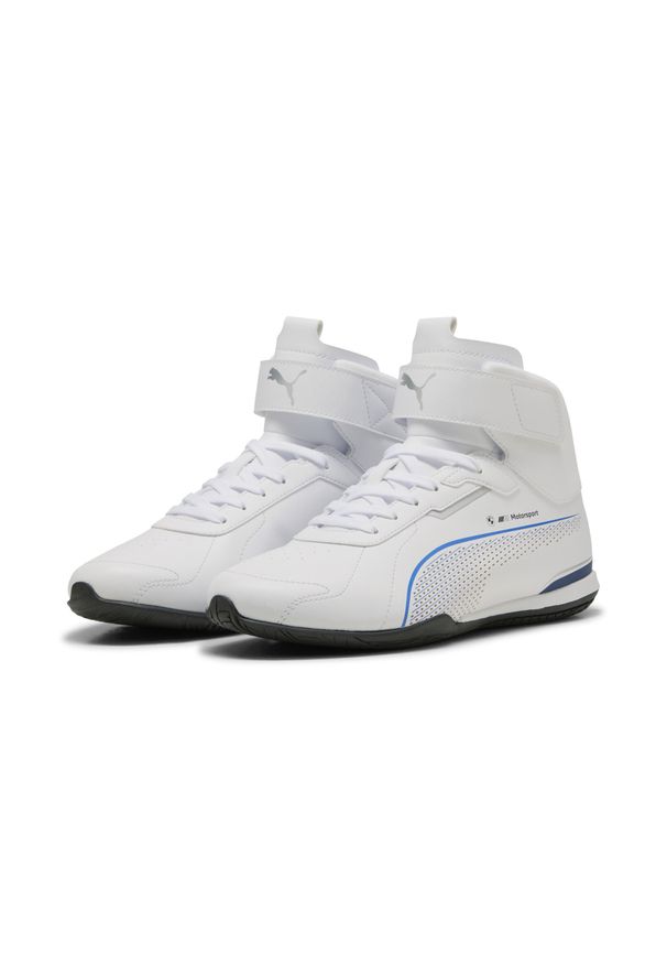 Puma - Sneakersy unisex BMW M Motorsport Neo Cat 3.0 Mid PUMA White Cool Cobalt Blue. Kolor: niebieski, wielokolorowy, biały. Model: Puma Evo. Sport: turystyka piesza