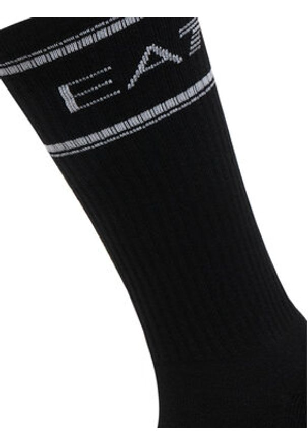 EA7 Emporio Armani Skarpety długie 7X000381 AF18572 MC419 Czarny. Kolor: czarny. Materiał: bawełna